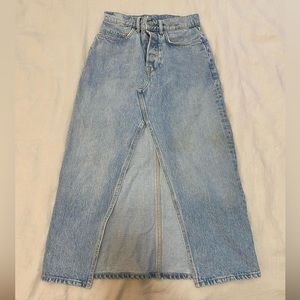 All Saints denim skirt